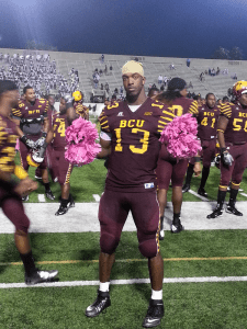 Dawud Lane shows his support for Aunt Gail (Breast Cancer survivor)